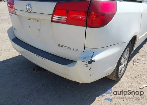 2004 Toyota Sienna Le из США, поврежденный, VIN 5TDZA23C34S091189